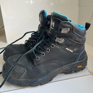 Helly Hansen Black and Blue Women's Work Boots